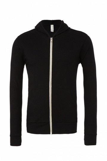 B+C Sweater Lightweight Triblend met kap en rits