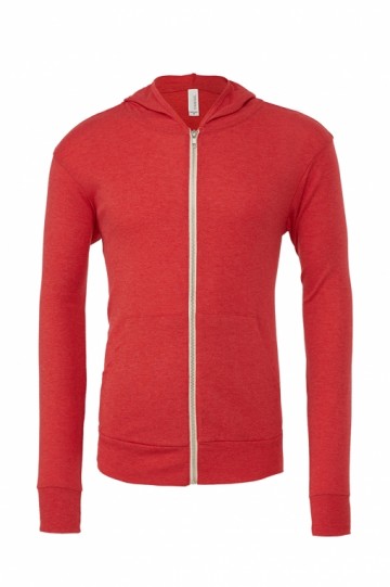 B+C Sweater Lightweight Triblend met kap en rits
