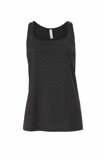 B+C Tanktop Jersey 6488 donkrgrijs