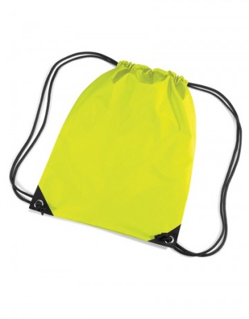 BagBase Premium Gymzak BG10 fluoriserend geel