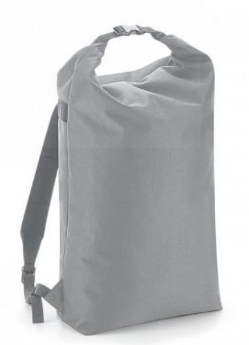 BagBase Icon Roll Top Backpack BG115 lichtgrijs