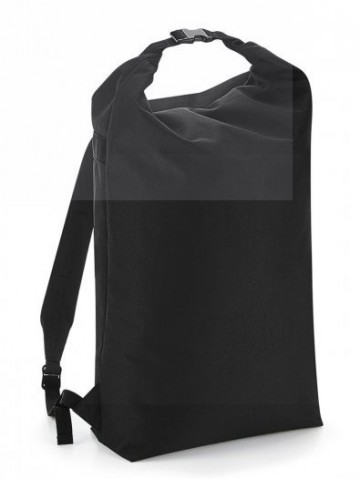 BagBase Icon Roll Top Backpack BG115 zwart