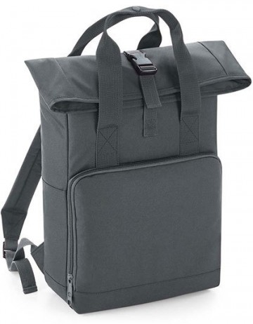 BagBase Twin Handle Roll Top Backpack BG118 grafiet grijs