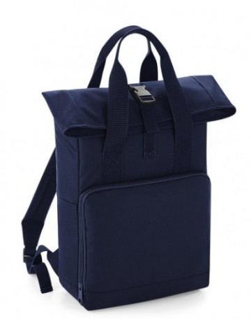 BagBase Twin Handle Roll Top Backpack BG118 marineblauw