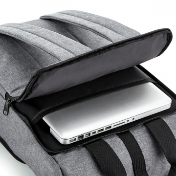 BG118L Recycled Twin Handle Roll-Top Laptop Backpack detail 02