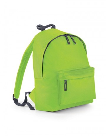 BagBase Junior Fashion Backpack BG125Jlimoen groen / grafiet grijs