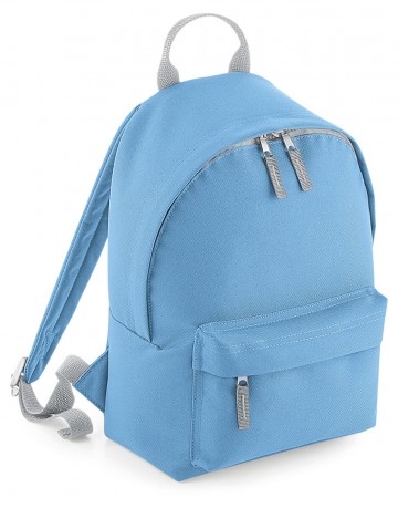 BagBase Mini Fashion Backpack BG125S 378hemelsblauw lichtgrijs