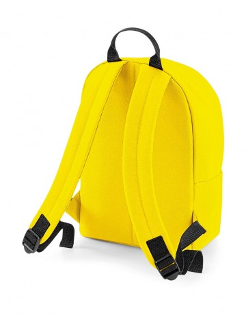 BagBase Mini Fashion Backpack BG125S 600geel achterkant