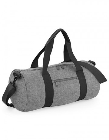 BG140 BagBase Original Barrel Bag grijs mergel zwart