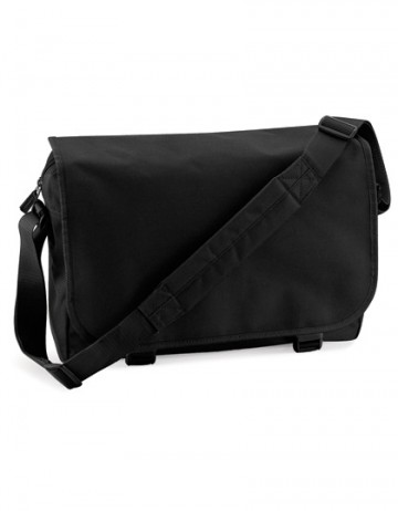 BagBase Messenger Bag BG21 zwart / zwart