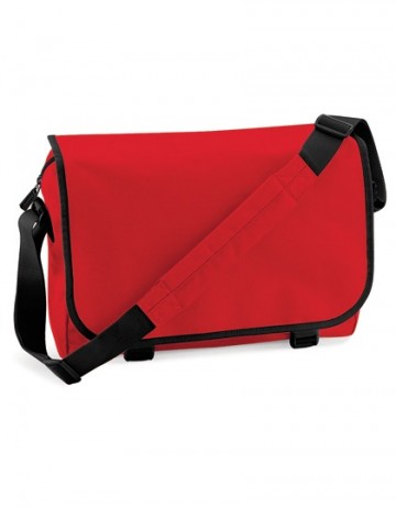BagBase Messenger Bag BG21 klassiek rood / zwart
