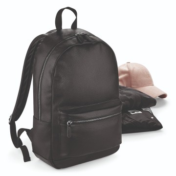 Bagbase Faux Leather Fashion Backpack BG255