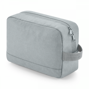 BG277 BagBase Recycled Essentials Wash Bag puur grijs