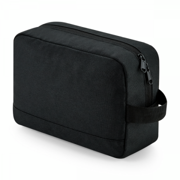 BG277 BagBase Recycled Essentials Wash Bag zwart