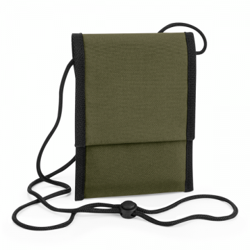 BG283 BagBasse Recycled Cross Body Pouch militair groen