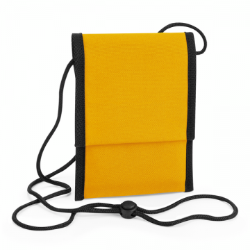 BG283 BagBasse Recycled Cross Body Pouch mosterd