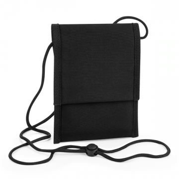 BG283 BagBasse Recycled Cross Body Pouch zwart
