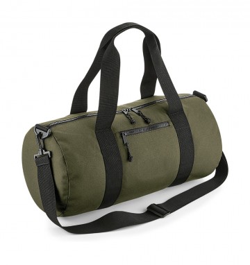 Bagbase Recycled Barrel Bag BG284 506 militairgroen