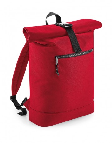 Bagbase recycled Roll Top Backpack BG286 401 klassiekrood