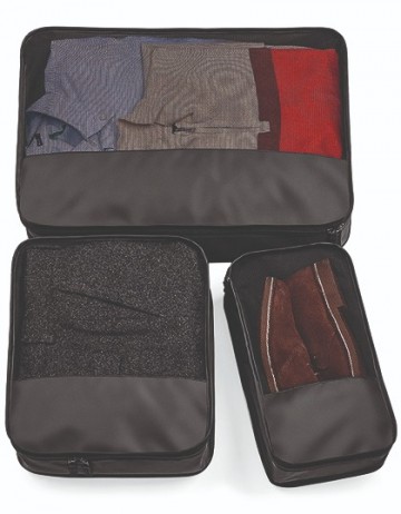 Bagbase Escape Packing Cube Set BG459 zwart