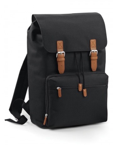 BG613 Vintage Laptop Backpack zwart