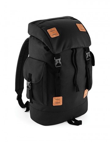 Bagbase Urban Explorer Backpack BG620 zwart / bruin