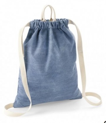 BagBase Denim Gymsac BG642 lichtdenim