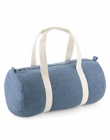 BagBase Denim Barrel Bag BG646 lichtblauwdenim