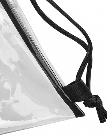Bagbase Clear Gymzak BG7 clear/zwart