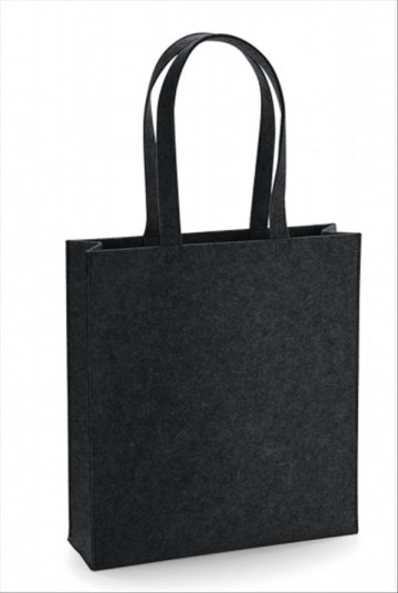 BagBase Felt Tote Bag BG723 houtskoolmelange