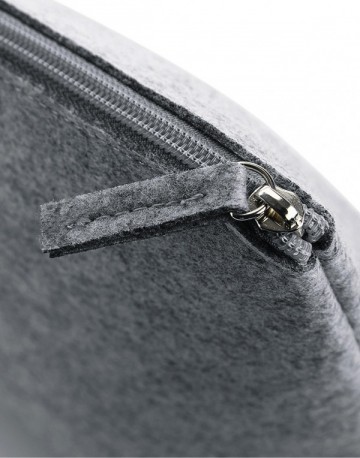 BagBase Felt Accessory Bag BG724 grijsmelange d1