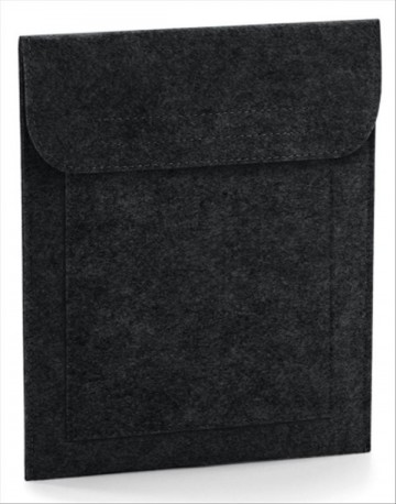 BagBase Felt iPad Slip BG727 houtskoolmelange