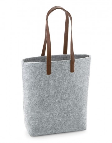 BagBase PremiumFelt Tote BG738 179 grijs melange