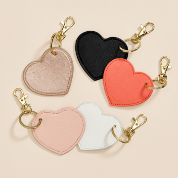 BG746 BagBase Boutique Heart Key Clip alles