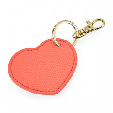 BG746 BagBase Boutique Heart Key Clip koraal