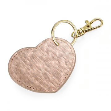 BG746 BagBase Boutique Heart Key Clip rose goud