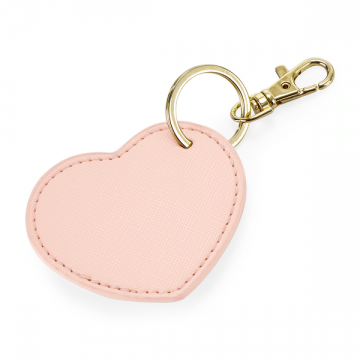 BG746 BagBase Boutique Heart Key Clip zacht roze