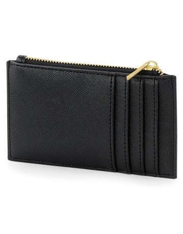 BagBase Boutique Card Holder BG754101 zwart goud