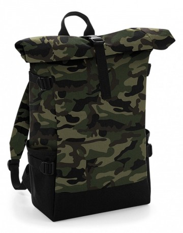 BagBase Block Roll Top Backpack BG858 junglecamo