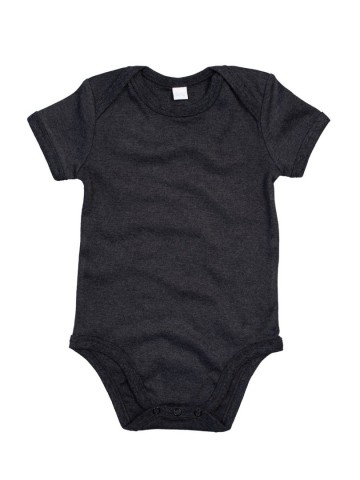 MBZ10 Babybugz Baby Bodysuit houtskool grijs melange