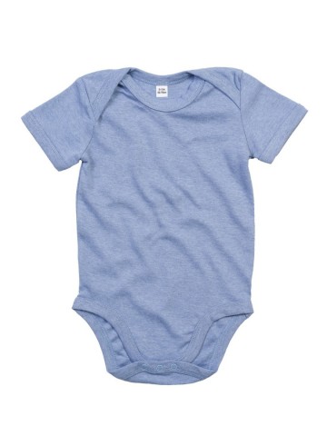 MBZ10 Babybugz Baby Bodysuit heather blauw
