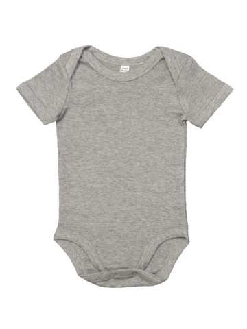 MBZ10 Babybugz Baby Bodysuit heather grijs melange