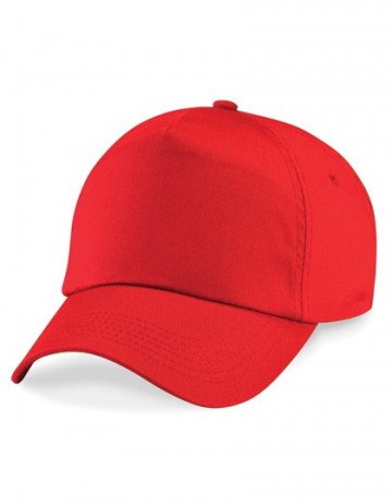 Beechfield Junior Original 5 Panel Cap B10b helder rood