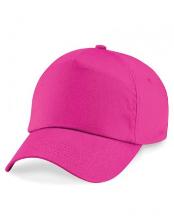 Beechfield Junior Original 5 Panel Cap B10b fuchsia