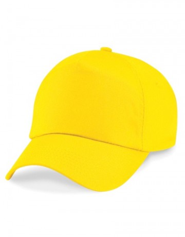 Beechfield Junior Original 5 Panel Cap B10b geel