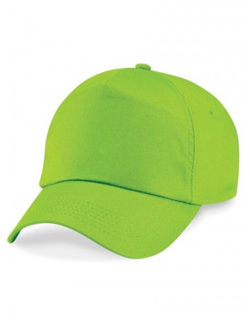 Beechfield Originele 5 panelen cap B10 limoen groen