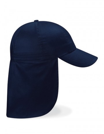 Beechfield Junior Legionnaire Style Cap B11b frans marineblauw