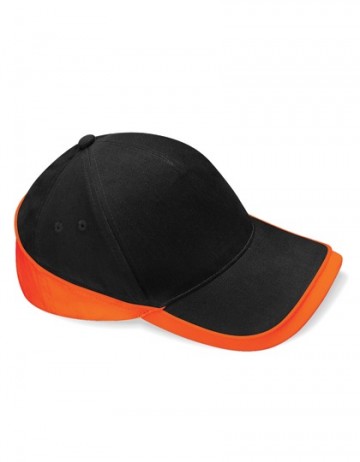 Beechfield Teamwear Competition Cap B171 black / orange