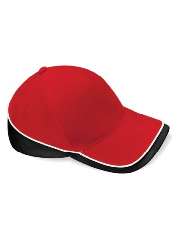 Beechfield Teamwear Competition Cap B171 classic red / black / white