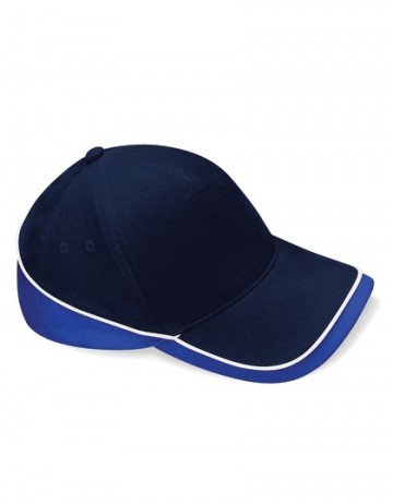 Beechfield Teamwear Competition Cap B171 french navy / bright royal / white